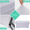 Rainberg 6ft & 4ft Stretchable Tablecloths for Rectangle Tables, Table