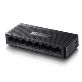 Netis 8 Port 10/100Mbps Fast Ethernet Switch | Desktop Ethernet Splitter, Hub, Plug and Play, Traffic Optimization Auto-Negotiation RJ45 Ports with Compact Design