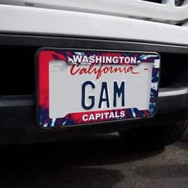 GRAPHICS & MORE Washington Capitals Tie Dye License Plate Tag Frame