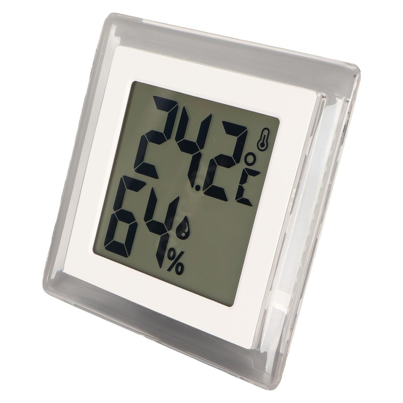 Digital Thermometer Hygrometer High Accuracy Symbols Display Backlit Temperature Humidity