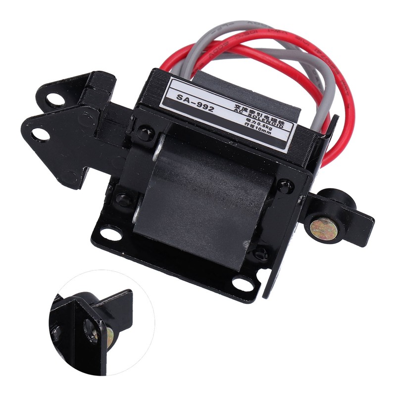 BERM Push Pull Electromagnet Traction Solenoid 0.5KG Suction 10mm Stroke
