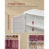 VASAGLE Shoe Cabinet, 3-Tier Shoe Storage Organizer, Modern Freestanding Cabinet