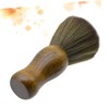 Baluue 1pc Wooden Handle Hair Cleaning Brush Soft Bristle for