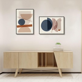 Frametory, 16x24 Aluminum Poster Frame, Acrylic Front, Thin Metal Picture Frames for 24x16 Photo, Horizontal/Vertical Wall Mount (1 Pack, Black)