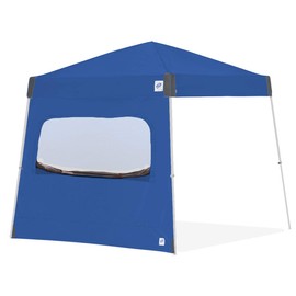 E-Z UP SW3MW12RBAL Single Screened, Fits, Truss Clip Attachment, Royal Blue Recreational 12' Sidewalls with Mesh Window-Angle Leg