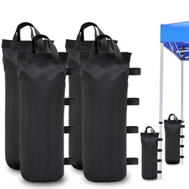 Weights for Gazebo, Pack of 4 Gazebo Sandbags, 800D Oxford Tent Sandbag, Gazebo Weights Sandbags, Fillable Reusable for Gazebo, Folding Gazebo, Tent