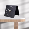 NOENNULL Bedside Clock, Silent Desk Clock, Table Clock, Simple, Modern,