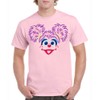 Animation Shops Abby Cadabby Face Adult T-Shirt (Small) Pink