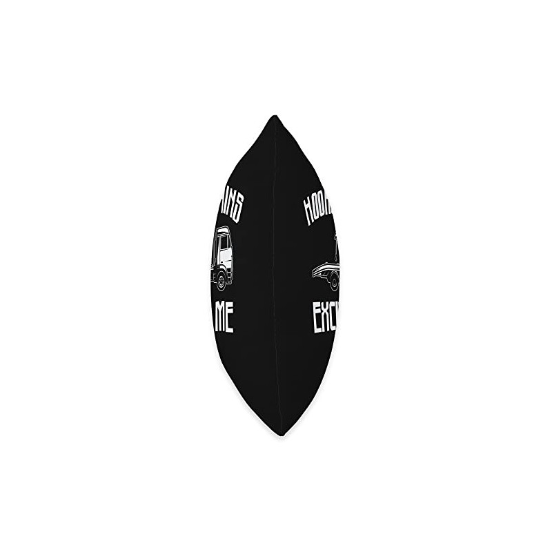 Tow Truck Driver Breakdown Lorry Hooks Chains Throw Pillow