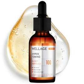 WELLAGE Hyper Toning Glowy Ampoule for face, korean skin care, glutathoine, vitamin c, spot correcting, blemishes skin, acne scars, tone up skin, 1.01 fl.oz