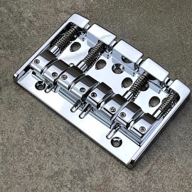 Gotoh Multi-Tonal Series Bass Bridge - 4 Strings - Chrome - 404BO-4CS