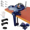 2-in-1 Dual-Purpose Combined Bench Vise or Table Vise, With end-point
