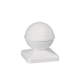 Classy Caps BP944 Ball PVC Post Cap, 4" x 4"