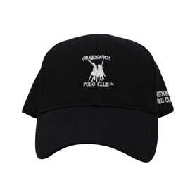 Greenwich Polo Club 212PC58 Unisex Cap, Twill Material, Adjustable Size, Black, Free size