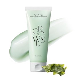 GROWUS Algae Therapy Mineral No-Wash Treatment | Leave-In Hair Treatment with Deep Sea Minerals & Nutrient Supply | Lightweight with Sweet Green Muscat Scent | Silicone Free (8.45 Fl Oz / 150ml)