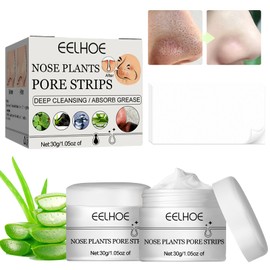 2 Stk Blackhead Remover Maske,Mitesserentferner Maske,Blackhead Clear-Up Strips,Nose Plant Pore Strips,Abreißbare Mitesserstreifen, Tiefenreinigende Schönheit Gesichtspflege Mit 120BlattPapierstreifen