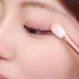 CORINGCO ELEGANT SWEET PINK BRUSH #05 DUAL EYESHADOW BRUSH [Elegant Sweet Pink Brush #05 Dual Eye Shadow Brush] Professional and Professional Techniques
