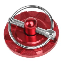 Auto Dynasty Universal CNC Aluminum Track Racing Hood Pins Lock Latch Kit, Pack of 2, Red