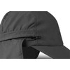 normani Savannah Summer Cap with Roll-Up Neck Protection, darkgray, 61