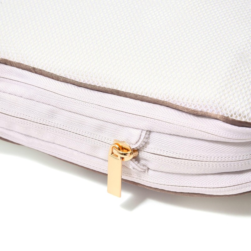 Francfranc Classic Flower Compression Organizer Large Light Pink