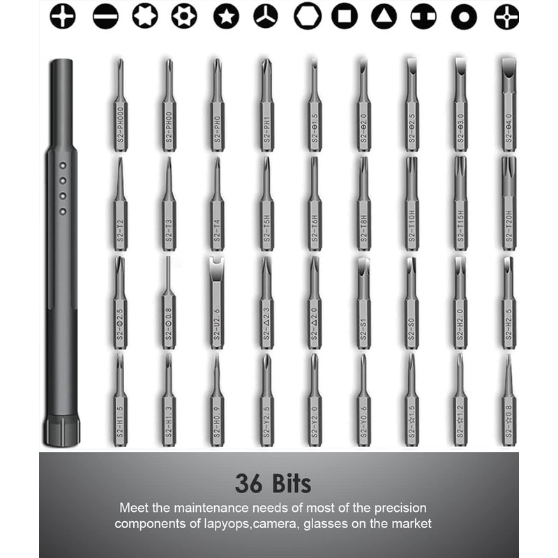 IFAN™ Precision Screwdriver Set Wearable Rust Resistant Magnetic Bits with