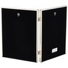 Lawrence 11680D 8-Inch x 10-Inch Metal Silver Hinged Double Picture