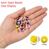 Bala&Fillic 4 mm Yellow Colours Glass Beads for Threading, 6/0
