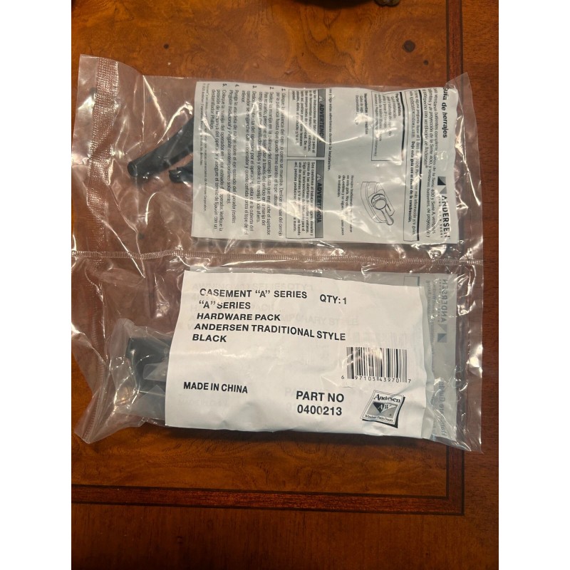 Andersen Anderson A-Series Casement Window Traditional Folding Hardware Set