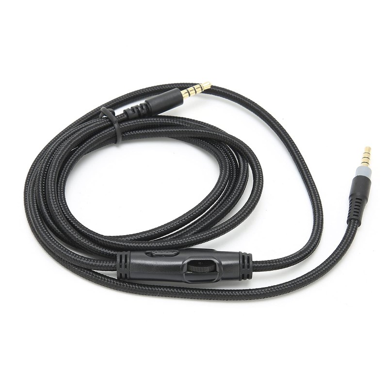Slim Audio Cable Jack, Microphone Volume Control Replacement Audio Aux