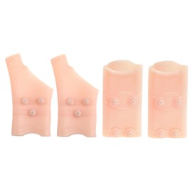 KOMBIUDA 2pairs Magnetic Therapy Wrist Ankle Support Elastic and Breathable Gloves for Sports Outdoor Activities and Everyday Use for Sprains and Joint