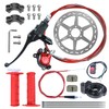 HOOUP Mini Bike Left Hydraulic Brake Caliper System 180mm Disc