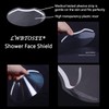 LWBTOSEE 50pcs Permanent Makeup Shower Face Shields Visors, Disposable Face