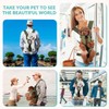 Lukovee Dog Backpack Carrier, Legs Out Easy-fit Dog Front Carrier