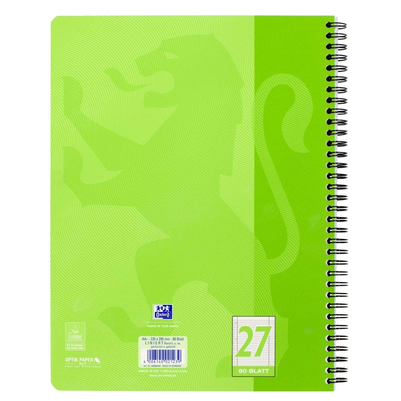 Oxford Touch Notepad A4 Lined with Double Margin 80 Sheets