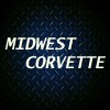MIDWEST CORVETTE Corvette Red Script Emblem Trunk Compartment Divider C5