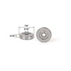 Yonico 3/16-Inch Inner Diameter Stub Router Bits Bearing 7/8-Inch OD