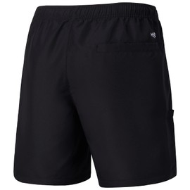 BASSDASH Men's 8''Fishing Water Shorts Quick Dry UPF 50+ Lightweight Cargo Hiking Kayaking Casual Bottom Black