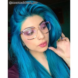 ARCTIC FOX CRUELTY FREE 100% VEGAN SEMI PERMANENT HAIR COLOUR DYE (118 ML, AQUAMARINE)