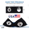 Boat Cover Snap Extender - Black - Extension Size, 1.5"