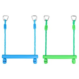 Ymeibe Kids Ninja Monkey Bars 2 Packs for Slackline Accessories for Slackline Obstacle Course for Backyard Attachments to Most Any Home Playground Equipment Sets