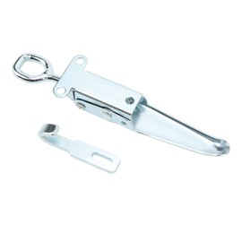 Trailer Spring Hasp Heavy Duty Galvanized Iron Door Handle Buckle Hasp Safety Lock Clamp Latch for RV Camper Caravan