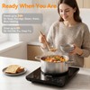 Olayks Protable Induction Cooktop, 1800w Hot Plate Electric Stove