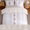 Herside Light Brown 100% Cotton Duvet Cover Set King Size,