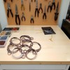20 ganci per orecchini in rame, 14 × 12 mm,