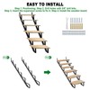 Zwinz Steel Stair Stringer 6 Step, Metal Stair Stringers for