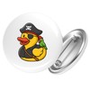 Huuraa Button Quietscheente Pirat Gummiente Freibeuter Geschenk Größe 25mm Quietscheente