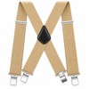 Men’s Adjustable Work Suspenders – 2-Inch Wide Elastic Straps with