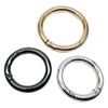 4Pcs Spring Clip Round Carabiner Ring, 1" Diameter O Ring