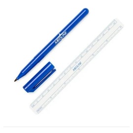 Regla Flexible + Marcador Piel Quirúrgico 10 Piezas