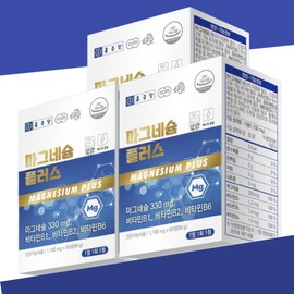 Chong Kun Dang Magnesium Recommended Daily Magnesium Oxide Tablets for eye twitching, 90 tablets, 3 pieces / 종근당 마그네슘 하루권장량 산화마그네슘정 눈떨림 90정, 3개
